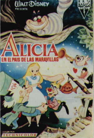A movie poster in Spanish