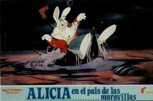 The White Rabbit who's Late, Late, Late!