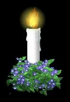 Calli's Topaz Candle