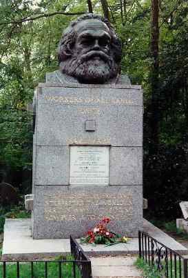 L�pide de Karl Marx