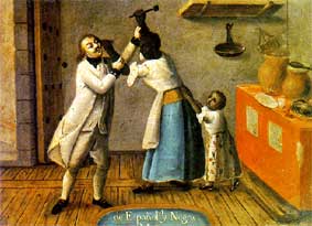 De esoa�ol y negro: Mulato