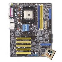Asus K8V SE Deluxe Socket 754 ATX Motherboard and AMD Athlon 64 2800+ Processor