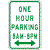 1 hour parking