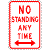 no standing