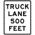 
truck lane