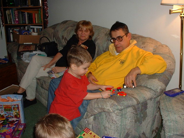 Caden and Phil 12-25-01