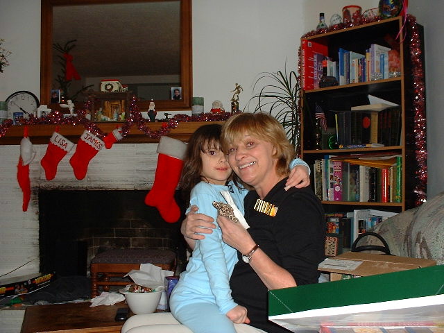 Lisa and Rosie 12-25-01