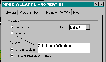 properties on full screen