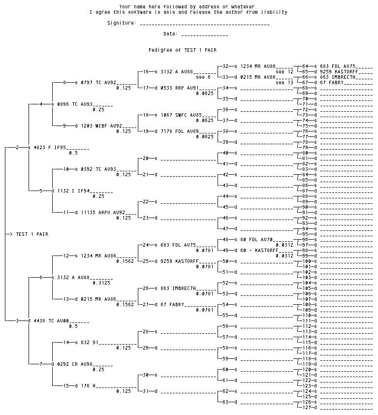 Pair - the long pedigree