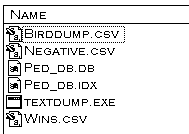textdump - directory with newports
