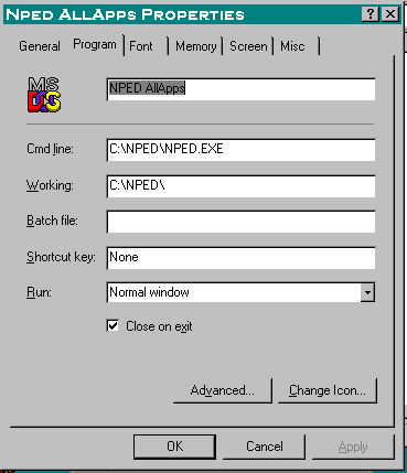 the old path entries