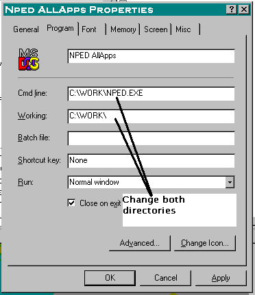 the new directory entries