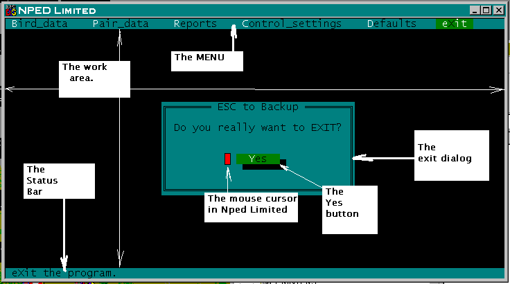 The main application screen