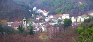Blick auf den Ortskern