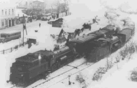 Bahnhof Kaltenleutgeben im Winter