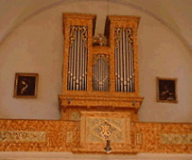 Orgel (mechanische Schleiflade) in unserer Kirche