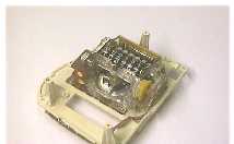 Shows meter movement, top hair spring. Trip meter removed.