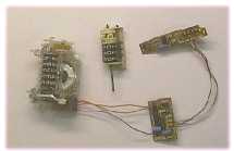 The Speedo meter boards, movement, stepper motor and trip meter.