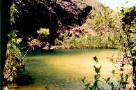 Gunlom Falls, plung pool
