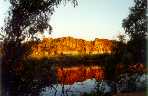 Geikei Gorge, sunset.