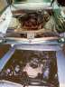 Engine room before and after