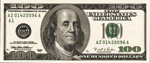 One hundred dollars