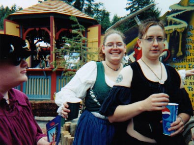 Andy is the one on the far left, then Christina and Kelli
