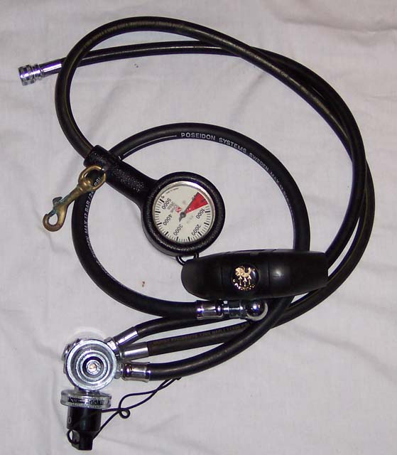 Poseidon Regulater & DiveRite Pressure Gauge