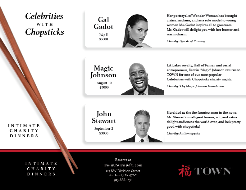 Celebrities with Chopsticks
