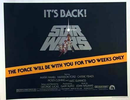 Star Wars Half Sheet USA