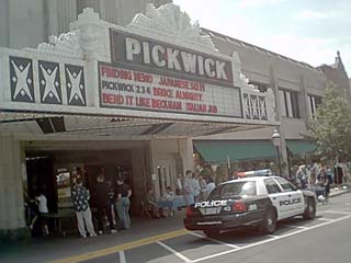 Outside The Pickwick Theater