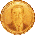 Moneda de oro. 18 K. Se�or.