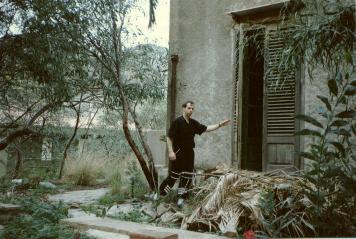 Frater Paulos by the side
door
