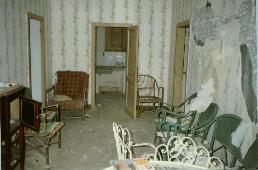 First hall entrance facing
from door.