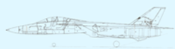 Tricomet side elevation cutaway view