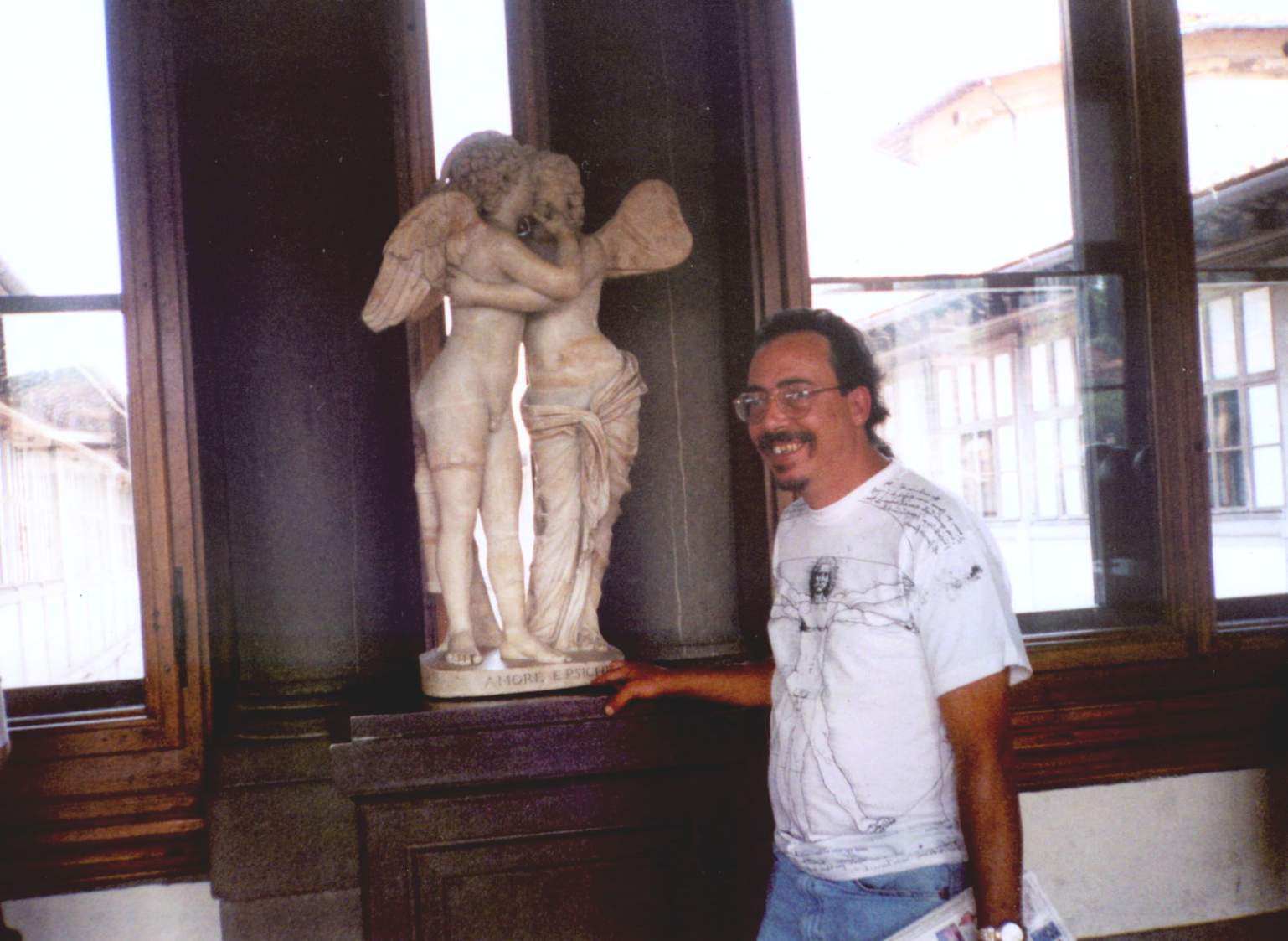Gregg at The Uffizi