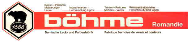 b�hme ag - Varnishes . . .