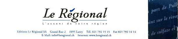 Le R�gional - Lutry