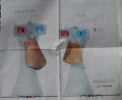 Full two page anaglyph ad!