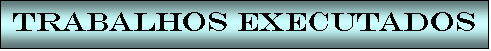 Caixa de texto: Trabalhos executados