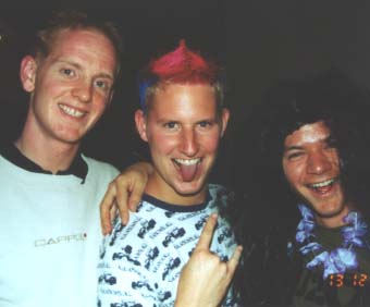 A friend, Christian and Gabriel