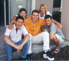 Gabriel, Magdalena, Klaus and Martin (all from Germany)