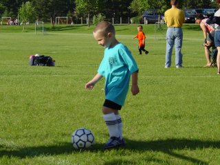 Avery at soccer
