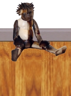 Stephen Mazza "Sculpted Puppet Boy" (click to enlarge) $500