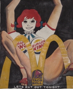 Peter Pona " Lets Eat Out Tonight" (click to enlarge) $300