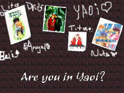 Are You in Yaoi?....       Te agrada el Yaoi?...