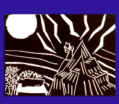 slides of scenes from the Bible