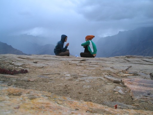 Ben on top of the world with Arik