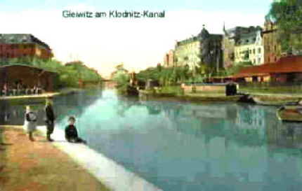 Gleiwitz am Klodnitz- Kanal 1917