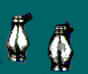 Birnkr�ge aus Zinn 18. Jh.